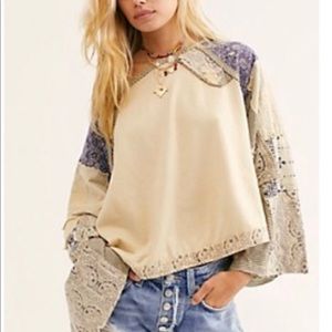 Free People BoHo “in pieces” top